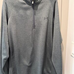 Under Armour Steel Gray Half-Zip Top
